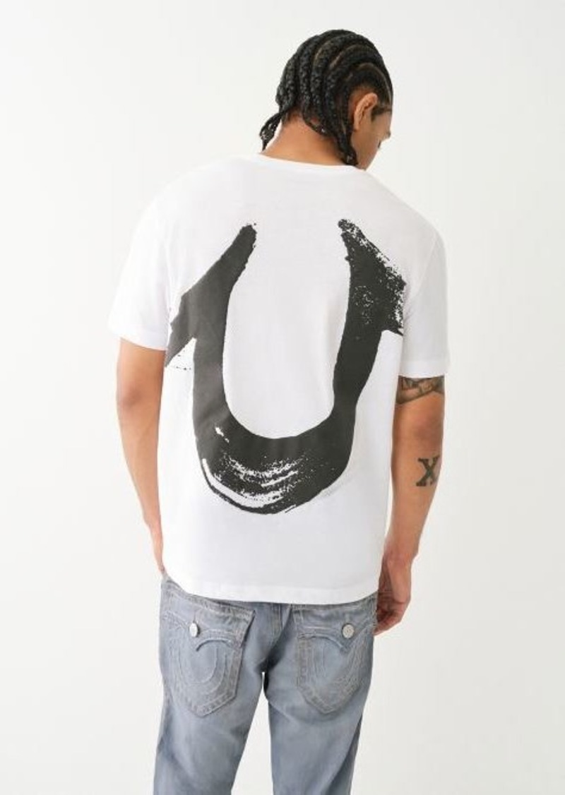 True Religion Men's Painted Horseshoe T-Shirt