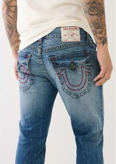 True Religion Men's Ricky Big T Flap Straight Jean