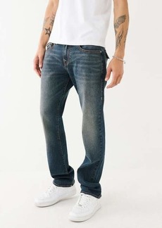 True Religion Men's Ricky Single Needle Flap Straight Jean