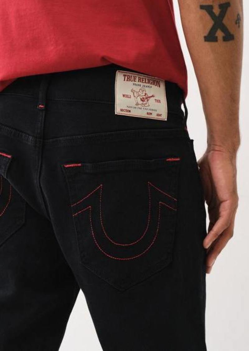 True Religion Men's Ricky Single Needle Straight Jean