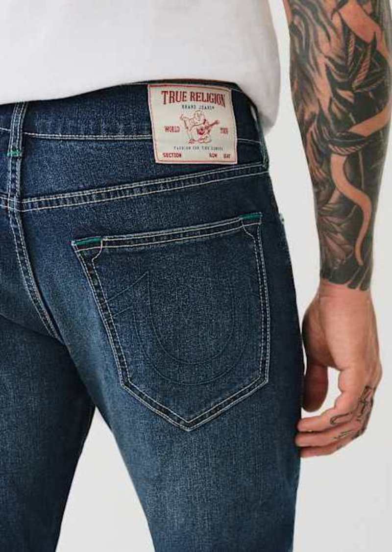 True Religion Men's Ricky Single Needle Straight Jean