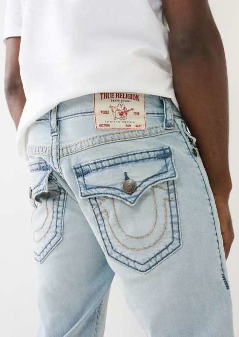 True Religion Men's Ricky Super T Flap Straight Jean