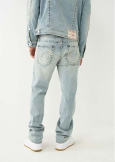 True Religion Men's Ricky Super T Rope Stitch Straight Jean