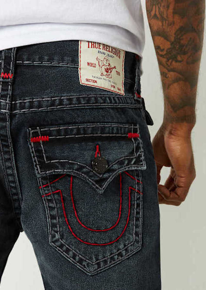 True Religion Men's Ricky Super T Straight Jean