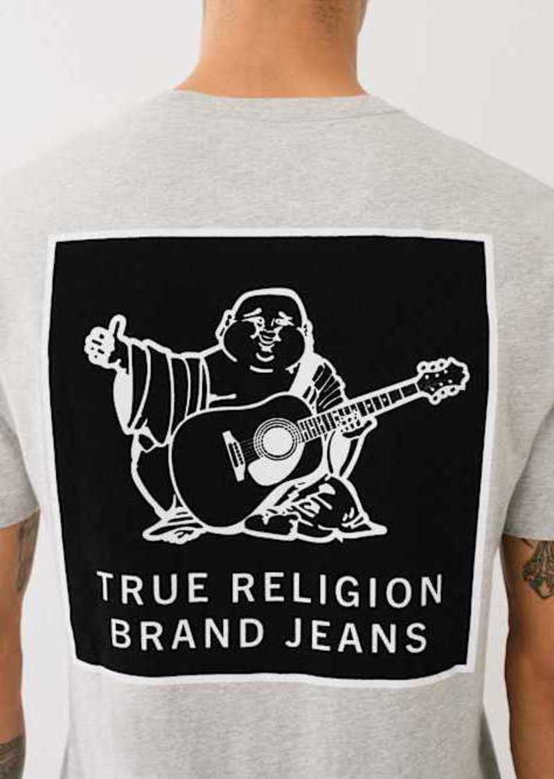 True Religion Men's Rock On Buddha Logo T-Shirt