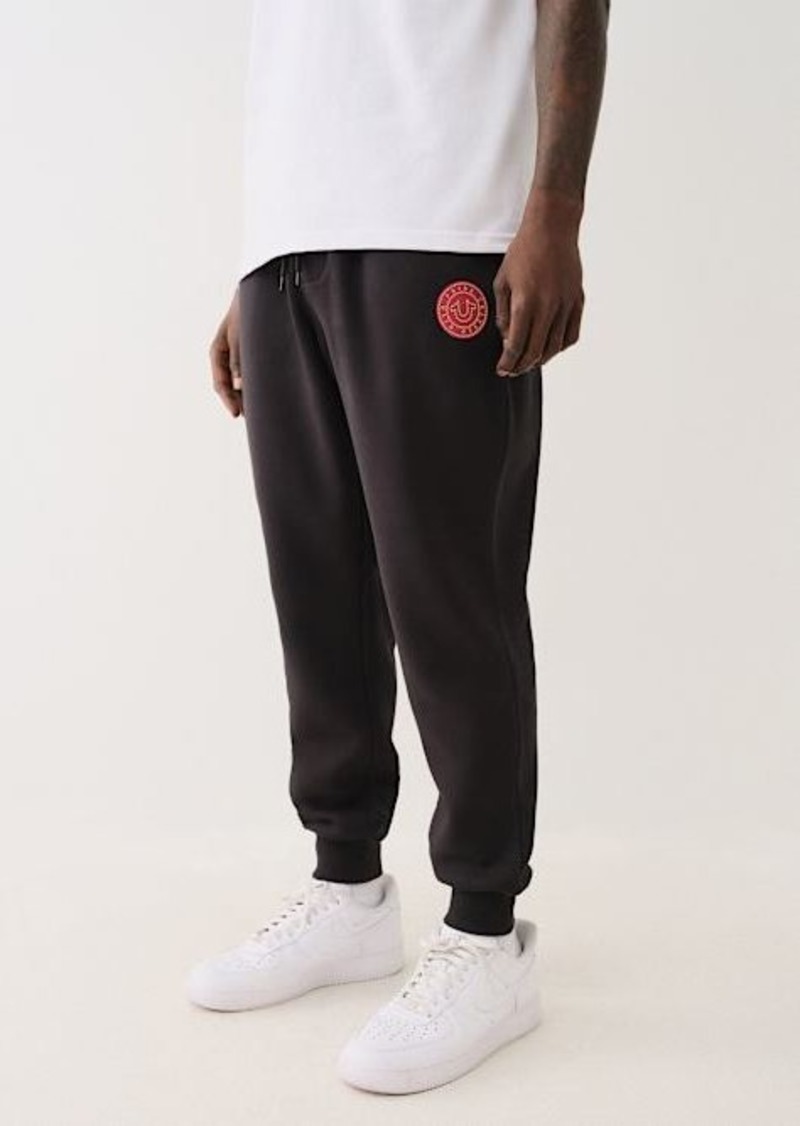 True Religion Men's Rope Crest Graphic Jogger