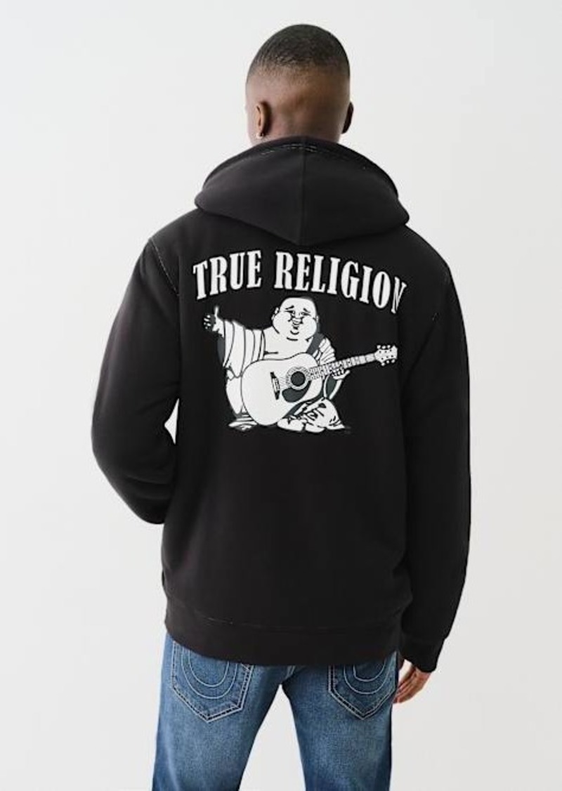 True Religion Sherpa Buddha Zip Hoodie