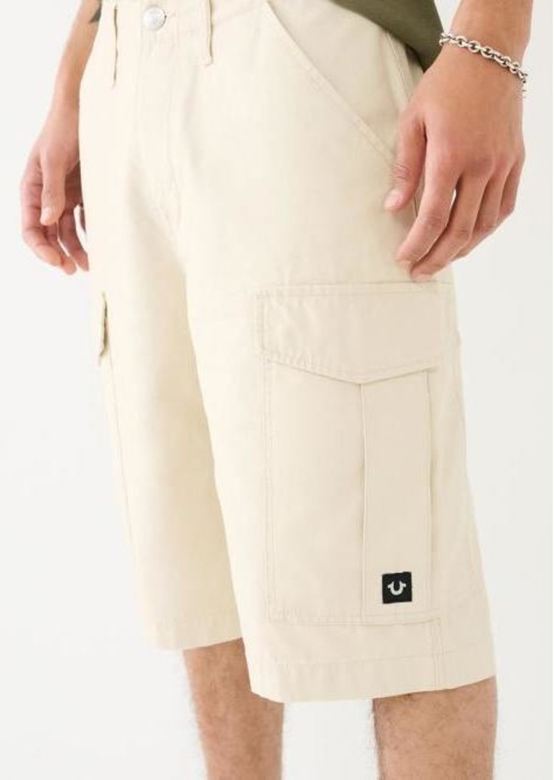 True Religion Men's Single Needle Cargo Short