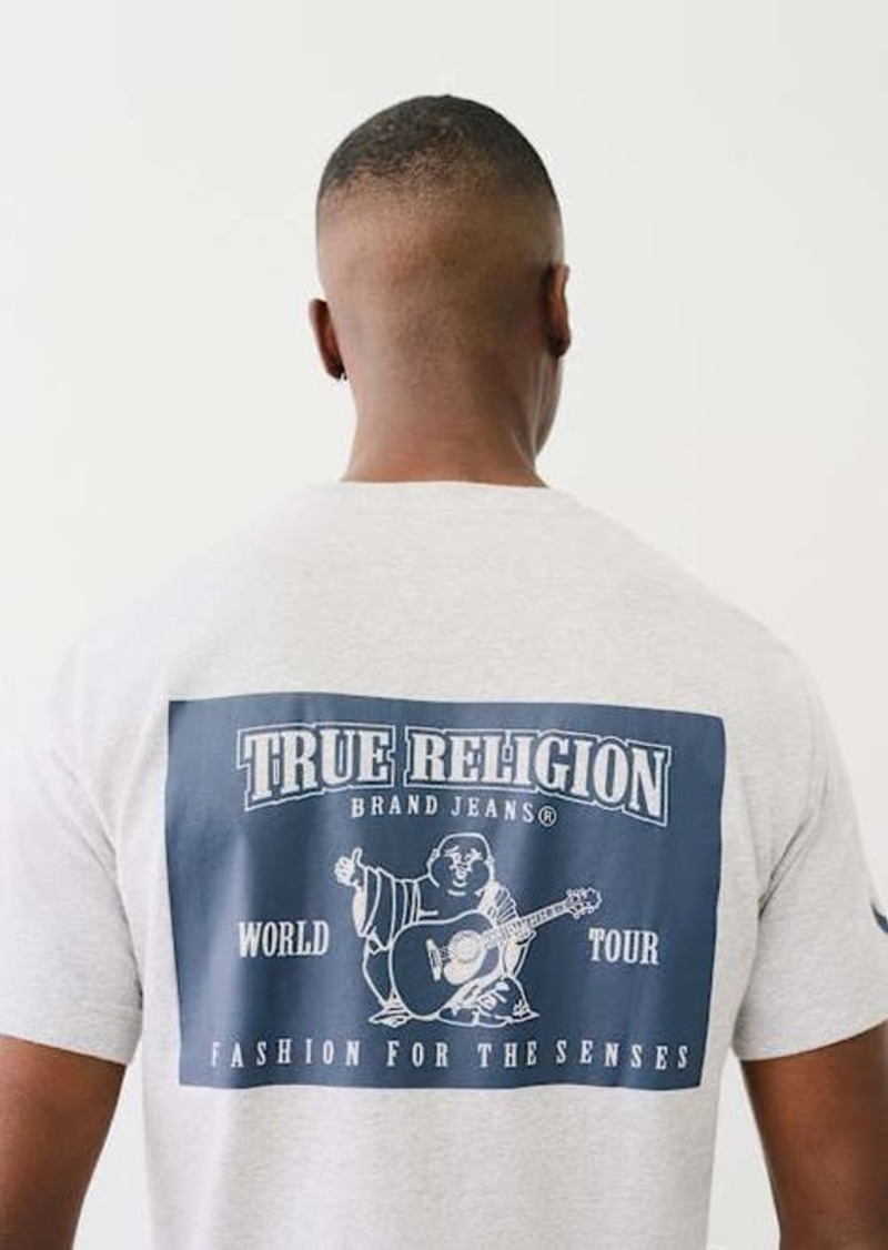 True Religion Men's Solid Buddha Logo T-Shirt