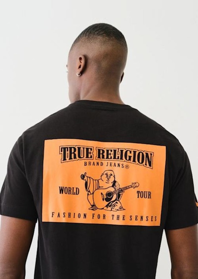 True Religion Men's Solid Buddha Logo T-Shirt