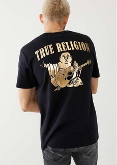 True Religion Men's Solid Gold Buddha Tee