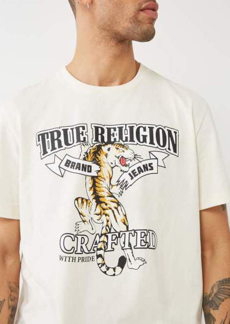 True Religion Men's Tiger Graphic T-Shirt
