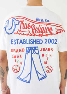True Religion Men's TR Jean Puff Print Tee