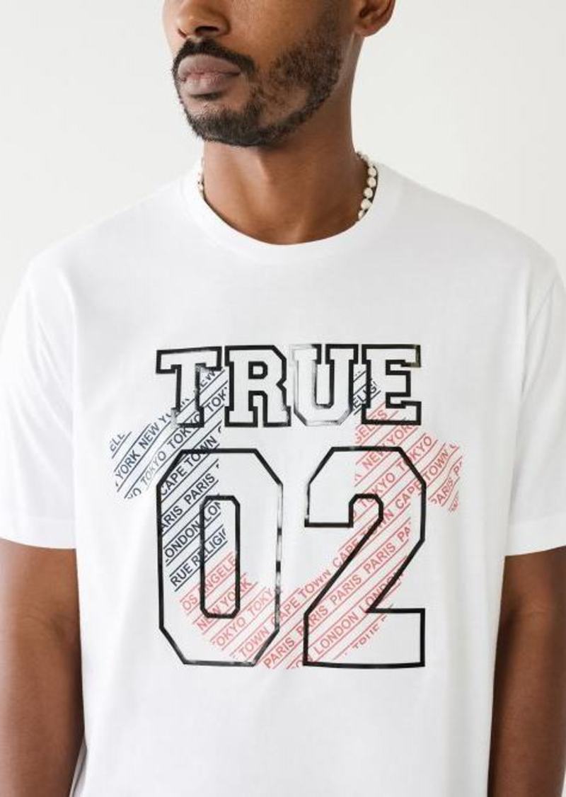 True Religion Men's True 02 Logo Tee