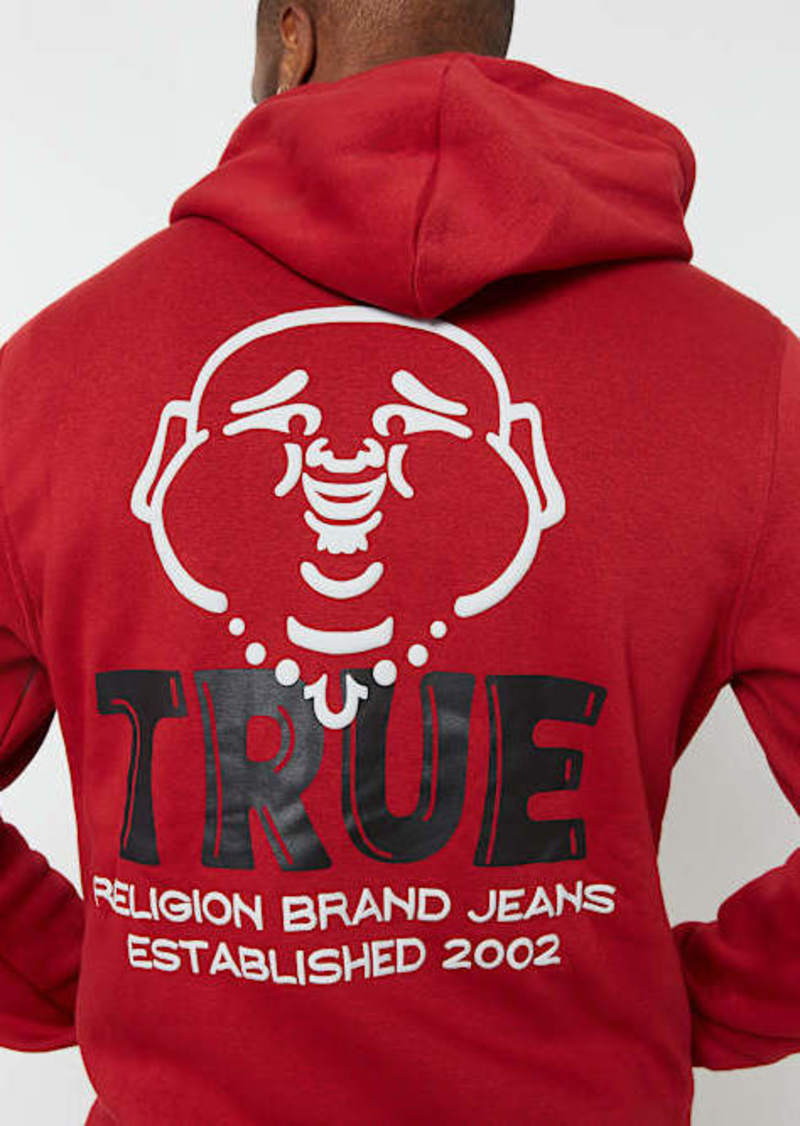 True Religion True Antique Buddha Zip Hoodie