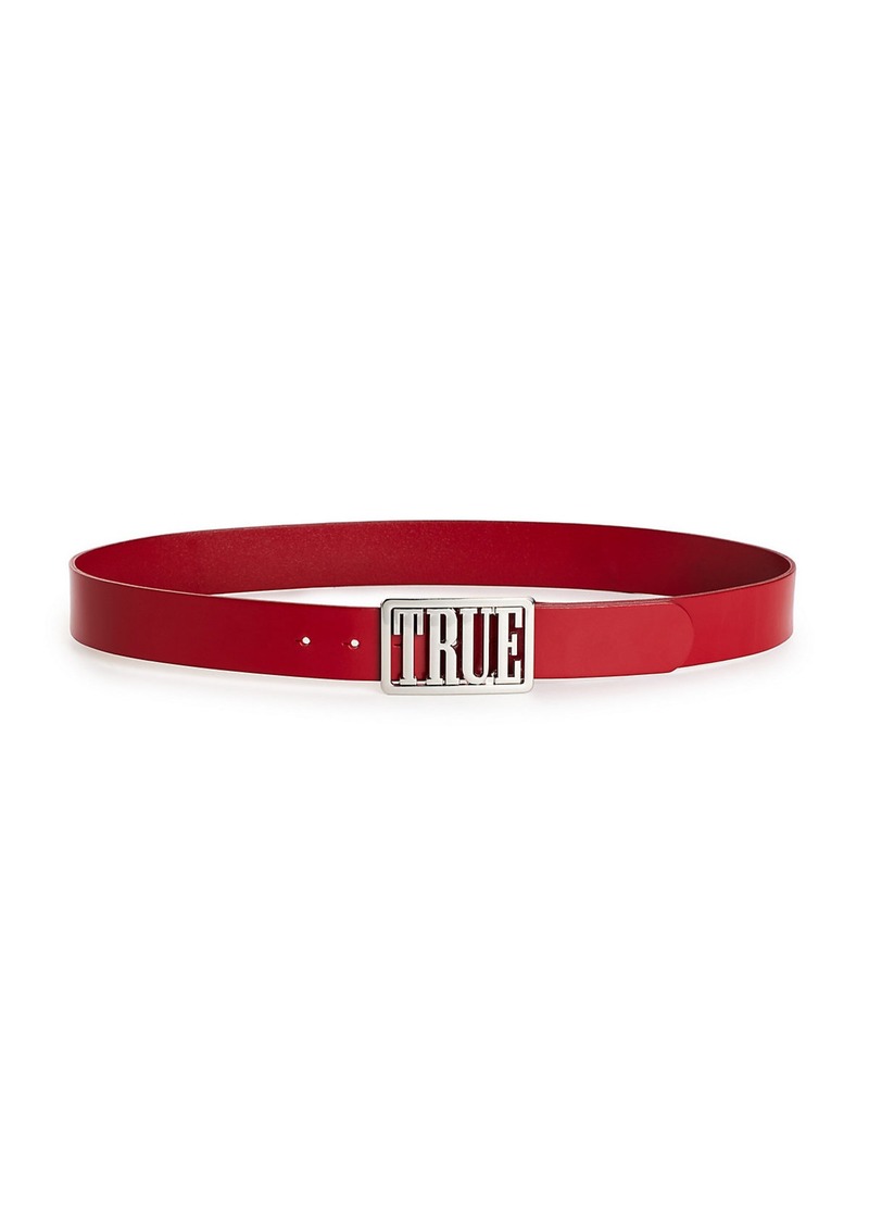 red true religion belt