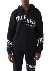 True Religion Brand Jeans Hoodie in Onyx at Nordstrom