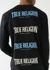 Men's True Religion Logo Long Sleeve Tee
