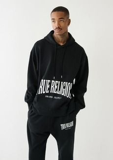 Men's True Religion Logo Relaxed Hoodie