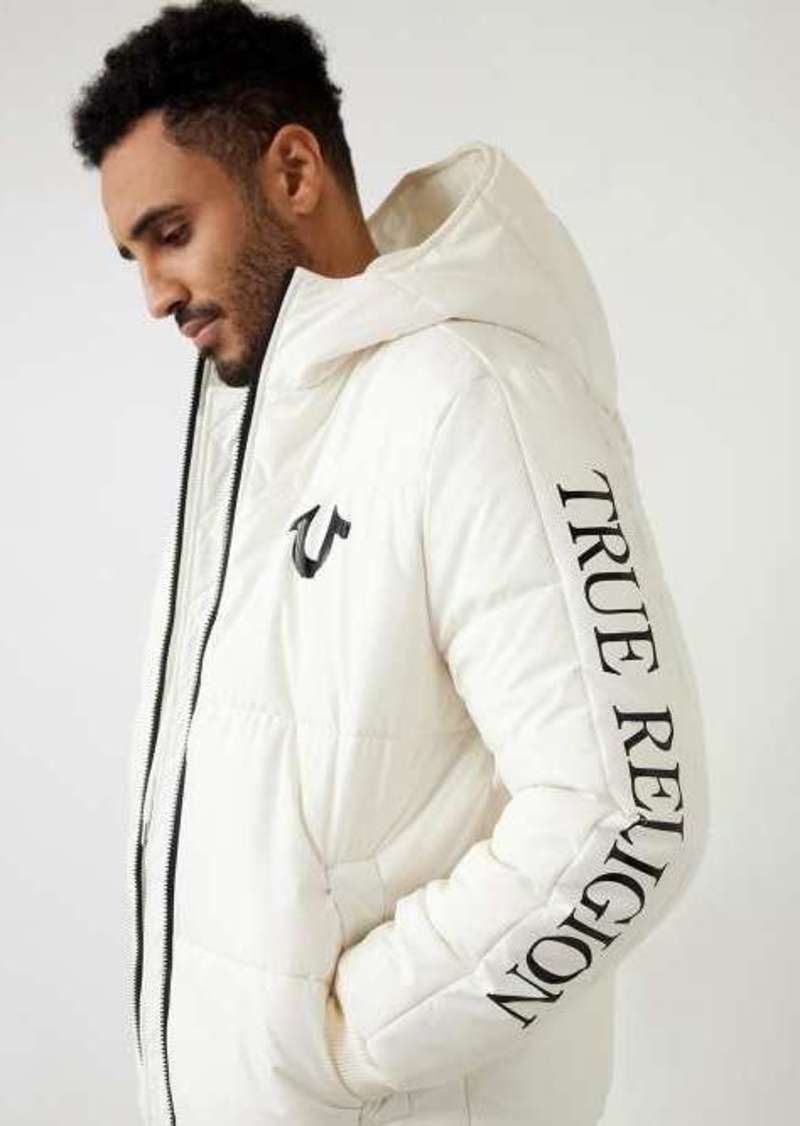 Men's True Religion Panel Puffer Jacket