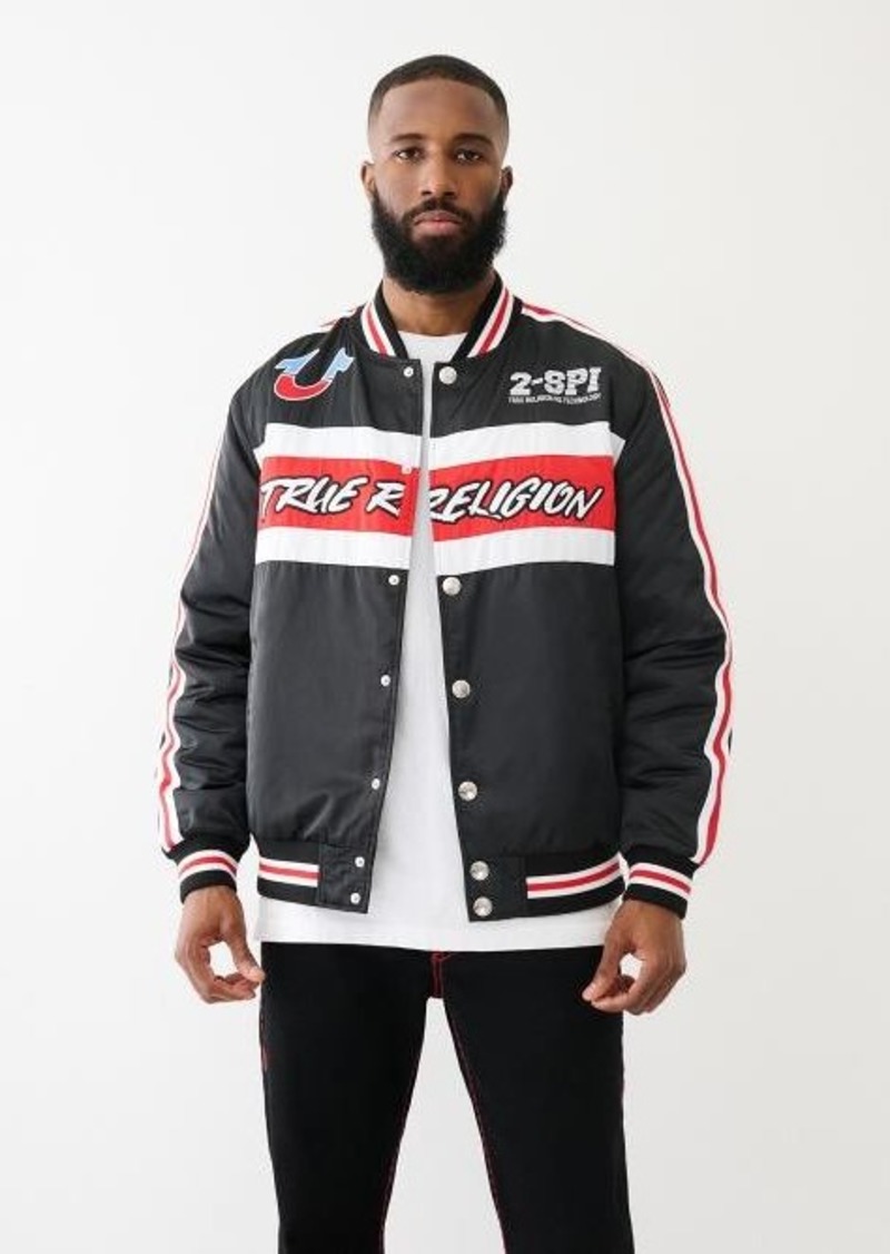 Men's True Religion Racing Bomber Jacket