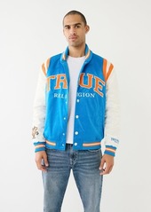 Men's True Religion Varsity Bomber Jacket