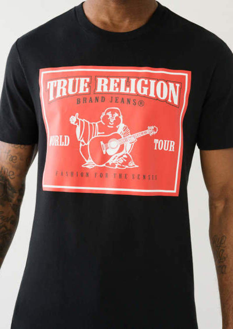 Men's True Religion World Tour Logo Tee