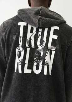 True Religion Men's True Rlgn Buddha Zip Hoodie