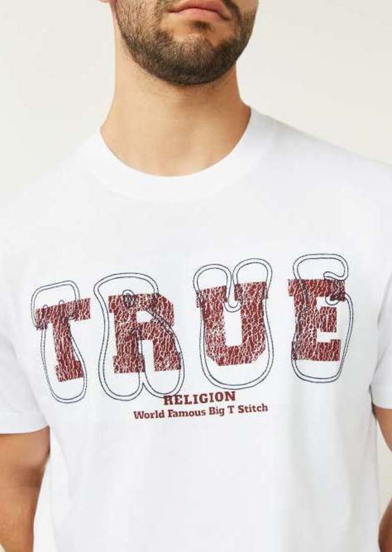 True Religion Men's True Stitch Short Sleeve T-Shirt