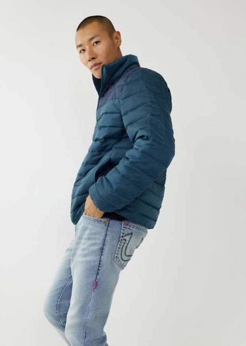 True Religion Men's Two-Tone Puffer Jacket