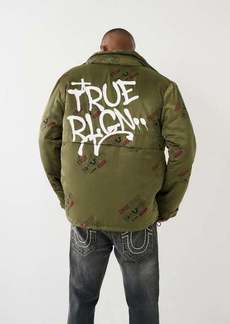 True Religion Men's Utility Puffer Jacket