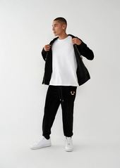 True Religion Men's Velour Logo Jogger