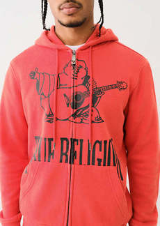 True Religion Men's Vintage Buddha Zip Hoodie