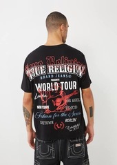 True Religion Men's World Tour Logo Relaxed Tee