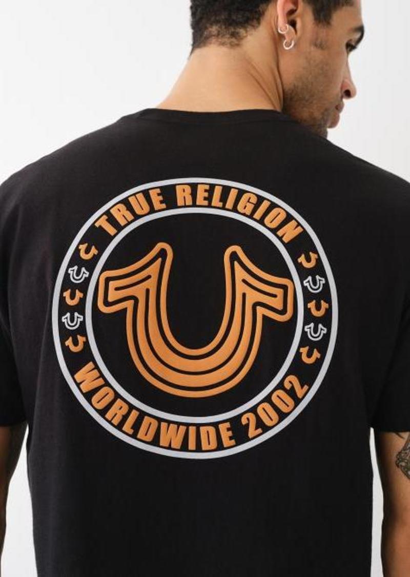 True Religion Men's Worldwide 2002 Logo Tee
