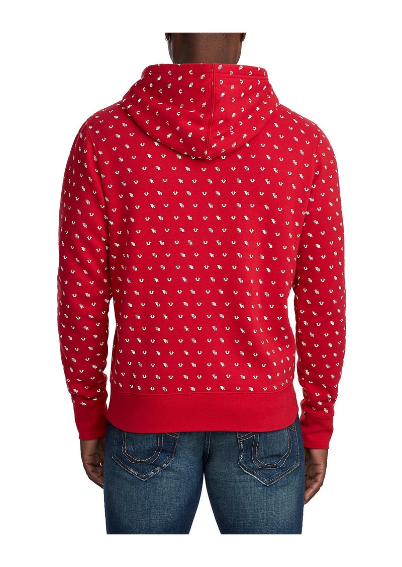 mens monogram tr pullover hoodie