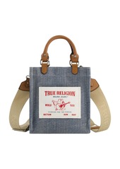 True Religion NORTH-SOUTH BUDDHA POCKET TOTE