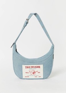 True Religion Patch Denim Shoulder Bag