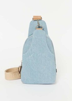True Religion Stitched Horseshoe Sling Bag