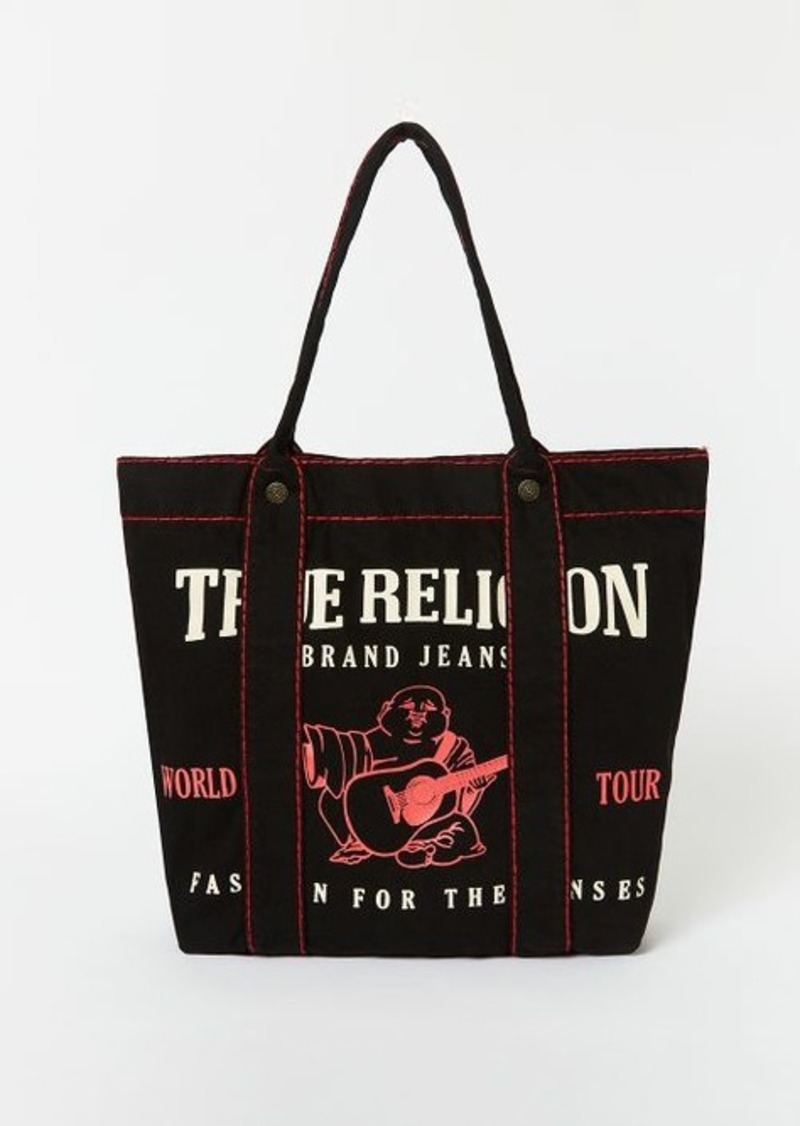 True Religion Super T Denim Tote Bag