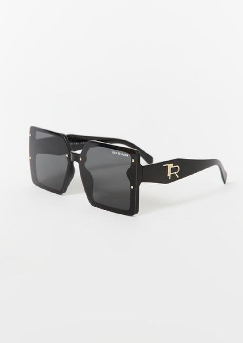 True Religion TR Oversized Square Sunglasses