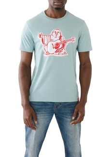 True Religion Brand Jeans Big T Buddah Cotton Graphic T-Shirt