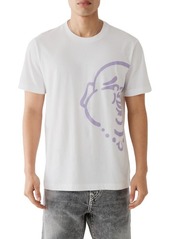 True Religion Brand Jeans Buddha Face Cotton Graphic T-Shirt