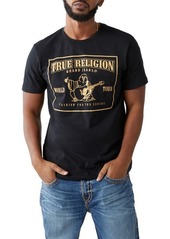 True Religion Brand Jeans Buddha Graphic Tee in Jet Black at Nordstrom