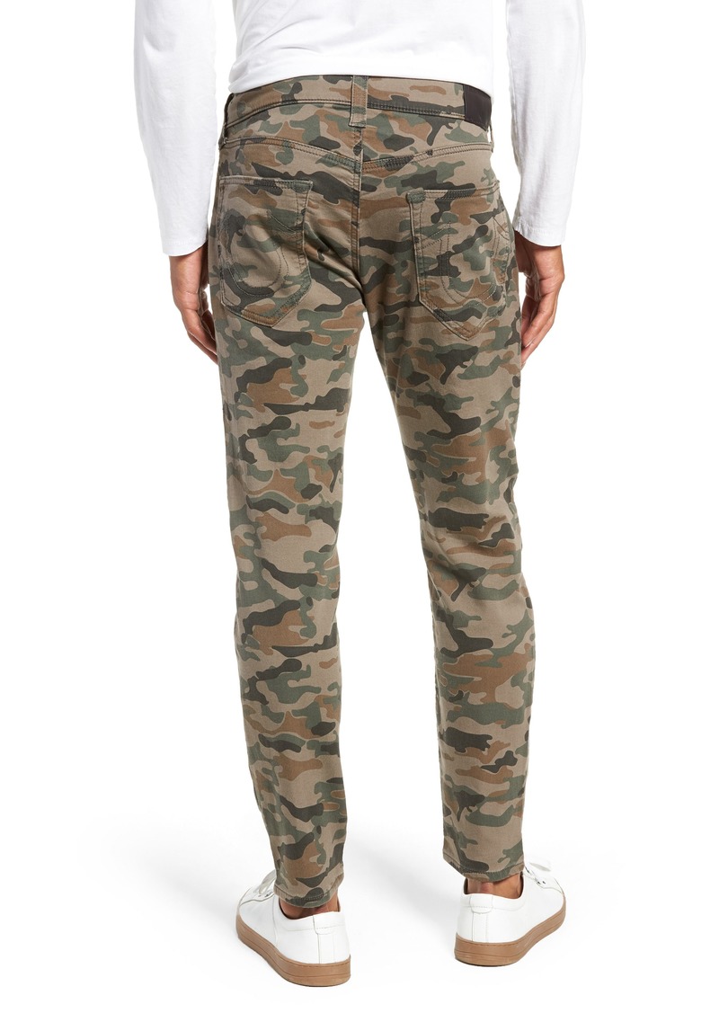 true religion camo joggers