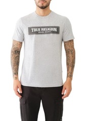 True Religion Brand Jeans Frayed Arch Cotton Graphic T-Shirt