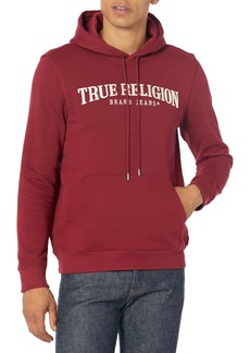 True Religion Brand Jeans Men's Antique Zip Up Logo Hoody