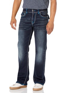 True Religion Brand Jeans Men's Billy Super T Boot Cut Flap Jean