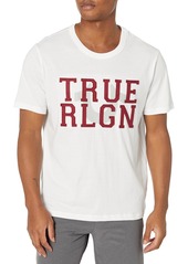 True Religion Brand Jeans Men's Felt Appliqued Tee