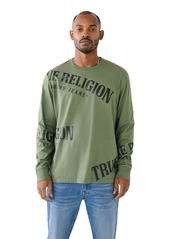 True Religion Brand Jeans Men's Relaxed LS Tossed Tee